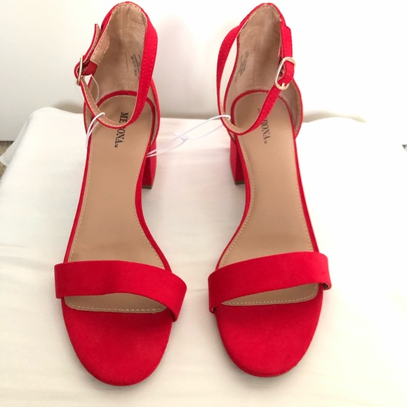 Merona Red Sandals - Picture 2 of 5